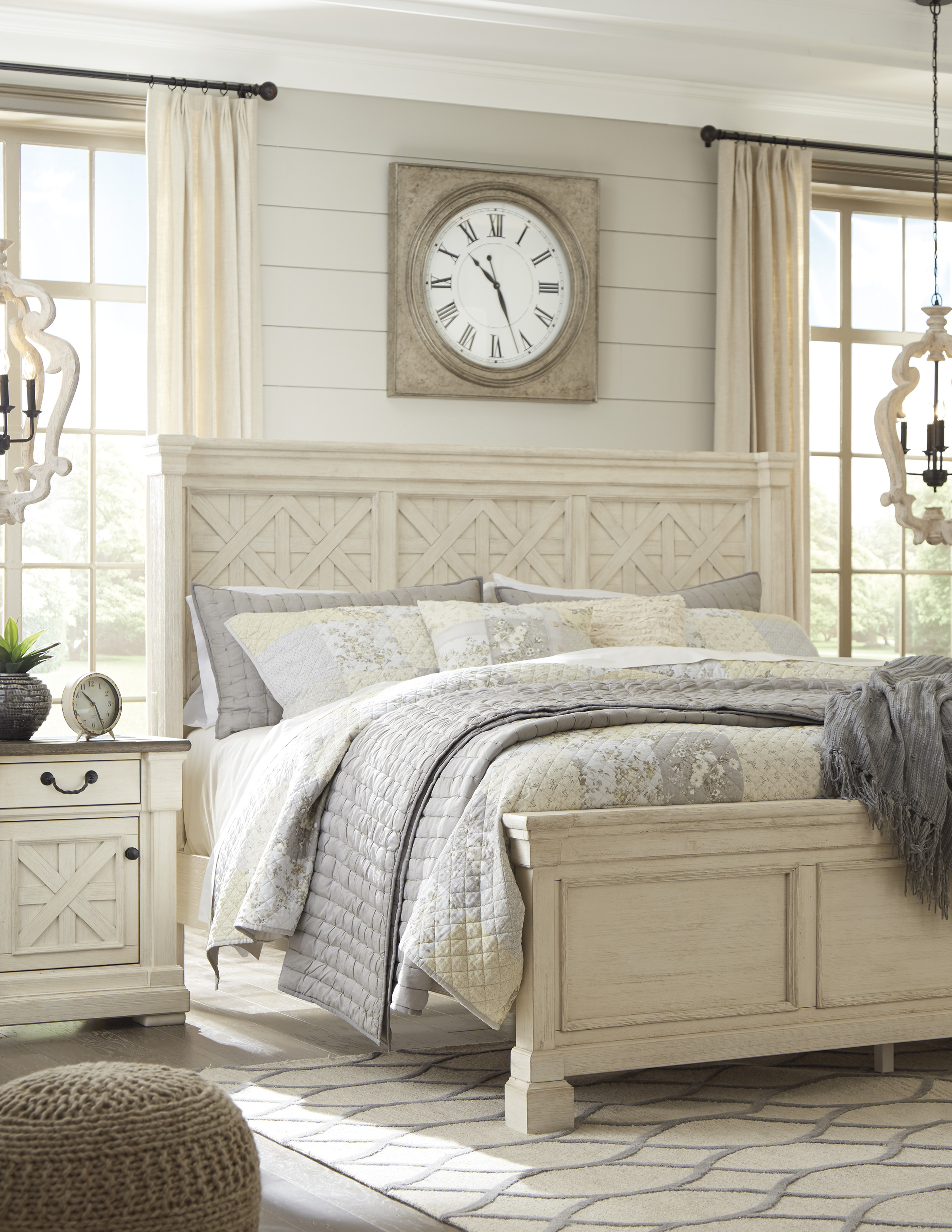 Farmhouse king store size bedroom set